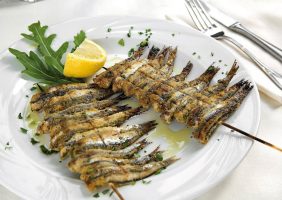 pesce azzurro dell'adriatico, ristorante da lele riccione